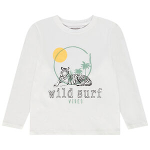 T-shirt μακρυμάνικο από jersey με φαντεζί σχέδιο αγόρι 