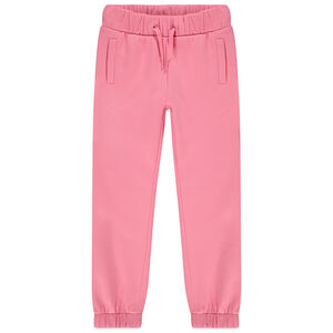 Pantalon de jogging en molleton gratté uni pour fille Main Pantalon de jogging en molleton gratté uni pour fille