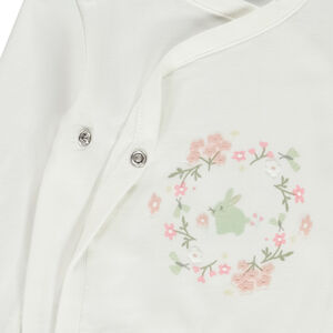 Σετ από 5 κορμάκια με μακριά μανίκια σε jersey για bebe κορίτσι 