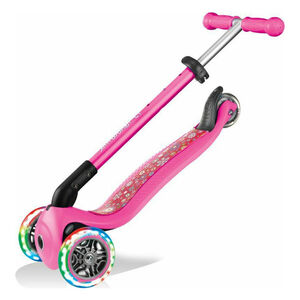 Scooter Primo Foldable Fantasy Lights Flowers Neon Pink GLOBBER 