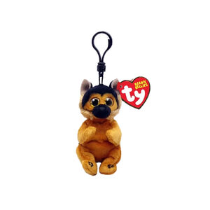 ty Beanie Bellies Ace Χνουδωτό Κλιπ Σκυλάκι Γερμανικός Ποιμενικός Καφέ 8.5Εκ 