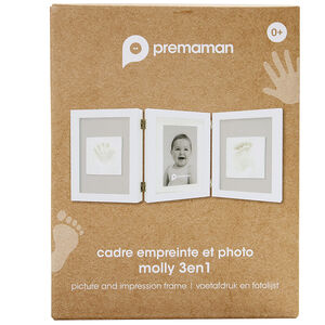 Κορνίζα φωτογραφίας με 2 αποτυπώματα - Prémaman 