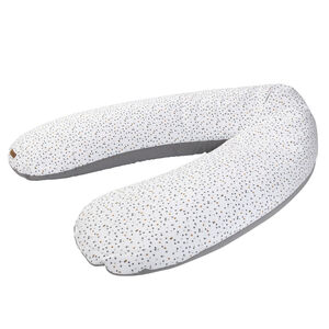 Coussin d'allaitement en microbilles 160cm imprimé Dots 