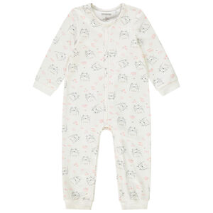 Φορμάκι jersey french terry με σχέδιο γάτες για bebe κορίτσι Main Φορμάκι jersey french terry με σχέδιο γάτες για bebe κορίτσι