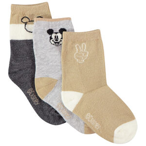Lot de 3 paires de chaussettes print Mickey Disney pour bébé garçon 