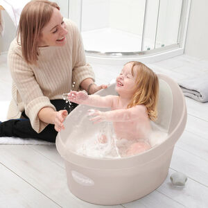 Shnuggle Toddler Bath Μπεζ με τάπα 