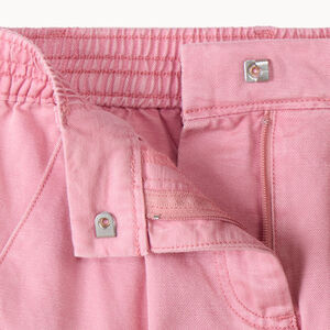 Παντελόνι cargo από υφασμάτινο ύφασμα με ζώνη για κορίτσι 