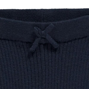 Λεγκινγκ πλεκτό με ριγέ εφέ για κορίτσι 