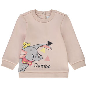 Φούτερ contrecollé βελουτέ Dumbo Disney για bebe κορίτσι 