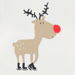 T-shirt manches longues print esprit Noël pour bébé garçon 