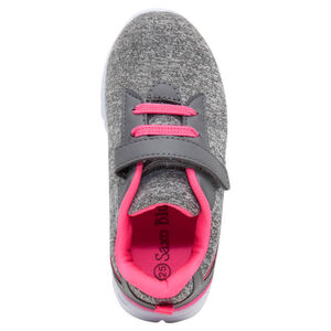 Χαμηλά αθλητικά παπούτσια με ελαστικά κορδόνια και αυτοκόλλητο βέλκρο σε νούμερα 24 έως 29 