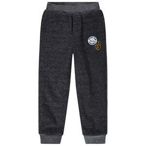 Παντελόνι jogging με επένδυση sherpa και patch 