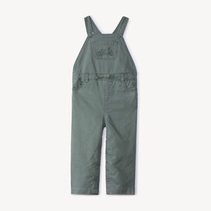 Μακριά σαλοπέτα από υφασμάτινο ύφασμα κοτλέ με κέντημα σκούτερ για bebe αγόρι 