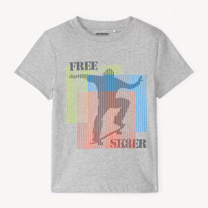 T-shirt manches courtes print fantaisie pour garçon  