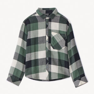 Chemise manches longues à carreaux pour garçon 