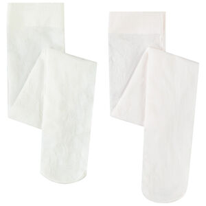 Σετ από 2 λεπτά καλσόν jacquard για μωρό κορίτσι 