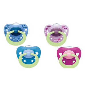 Nuk Signature Night Πιπίλα Σιλικόνης που Λάμπει στο Σκοτάδι 18-36m, 1τεμ 