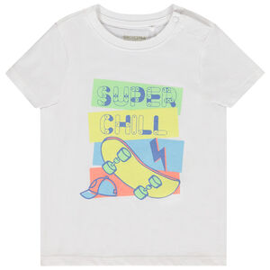 Κοντομάνικο μπλουζάκι με φαντεζί σχέδιο για bebe αγόρι 