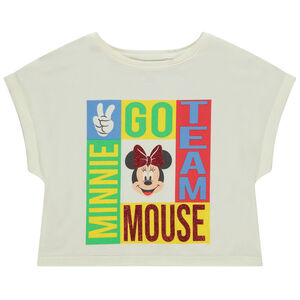 T-shirt κοντομάνικο σε σχήμα κουτιού Minnie Disney για κορίτσι 