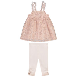 Σετ 2 τμχ. με Τουνίκ πεταλούδες για bebe κορίτσι 