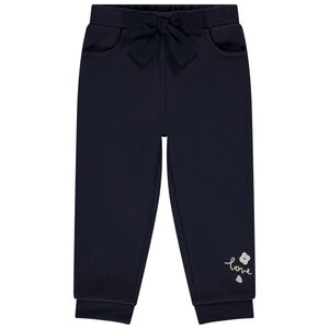 Φόρμα jogging βελουτέ με κέντημα "Love" για bebe κορίτσι 