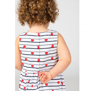 Robe débardeur en coton pour bébé fille 