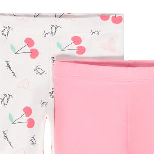 Σέτ από 4 κολάν σε jersey για κορίτσι μωρού 