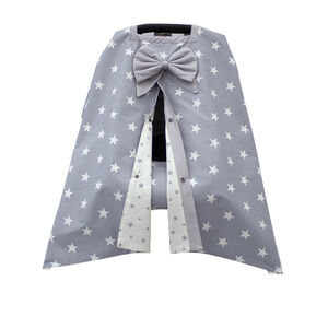 Κάλυμμα σκίαστρο Poncho γκρι με αστεράκια ABO 