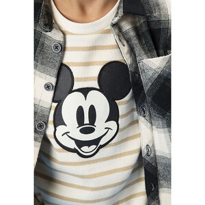 Marinière côtelé brodé Mickey Disney pour garçon Main Marinière côtelé brodé Mickey Disney pour garçon