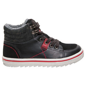 Αθλητικά παπούτσια ψηλά με κορδόνια και φερμουάρ για αγόρι 