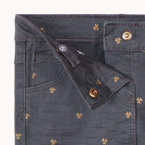 Παντελόνι twill με φλοράλ σχέδιο για bebe κορίτσι 