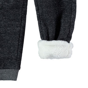 Παντελόνι jogging με επένδυση sherpa και patch 