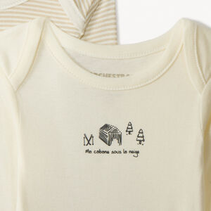 Σετ 7 μακρυμάνικα bodies με σχέδια σκι για μωρό 