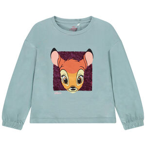 T-shirt manches longues print Bambi Disney en sequins magiques Main T-shirt manches longues print Bambi Disney en sequins magiques