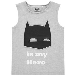 Αμάνικο μπλουζάκι σχέδιο Batman για αγόρι Main Αμάνικο μπλουζάκι σχέδιο Batman για αγόρι