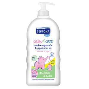 Septona Baby Σαμπουάν & Αφρόλουτρο Βάλσαμο & Αλόη 500 ml 