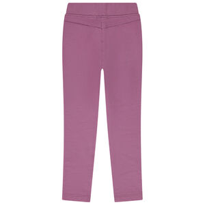 Jegging σε molleton μονόχρωμο κορίτσι 
