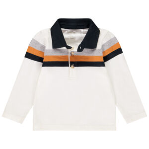 Polo μακρυμάνικο ριγέ με διάφορα χρώματα για bebe αγόρι 