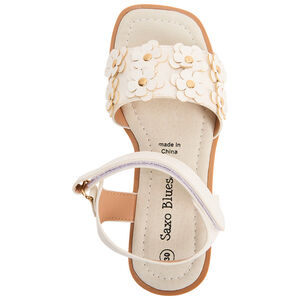 Σανδάλια με λουλούδια 3D και καρφίτσες για κορίτσι 