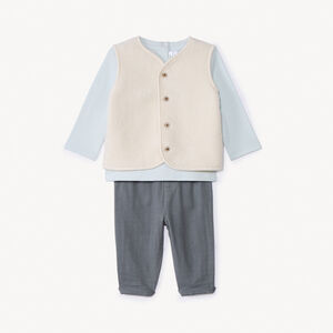 Σετ μακρύ 3 τεμαχίων για αγόρι μωρό 