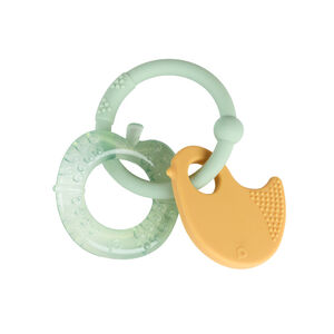 Δαχτυλίδι οδοντοφυΐας ψυγείου Μήλο και Πουλί 