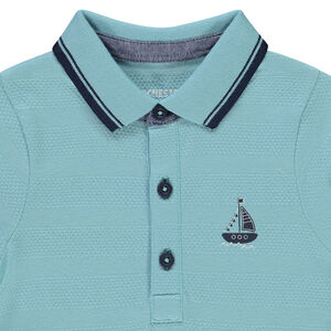 Πόλο κοντομάνικο με φαντεζί σχέδιο για bebe αγόρι 