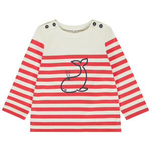 Μπλούζα από πλεκτό με σχέδιο φάλαινα για μωρό αγόρι 