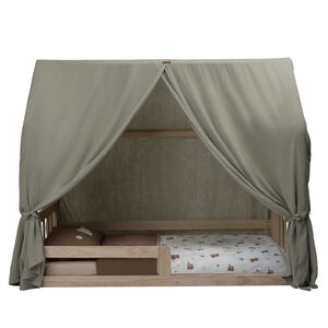 Ύφασμα Βαμβακερής Γάζας για κρεβάτι Premissori Πράσινο 