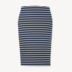 Μακριά κωνική φούστα με ρίγες για γυναίκες 