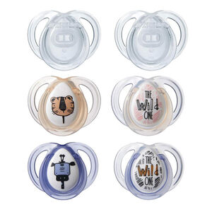 Πιπίλες σιλικόνης ANYTIME 0-6 μηνών 