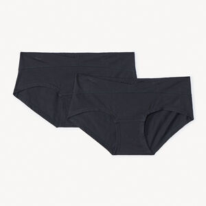 Lot de 2 culottes de grossesse unies 