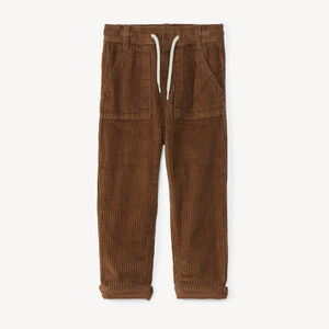 Pantalon en velours côtelé doublé pour bébé garçon  Main Pantalon en velours côtelé doublé pour bébé garçon