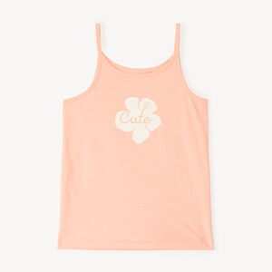 Αμάνικο μπλουζάκι από ζέρσεϊ με εκτύπωση λουλουδιών για κορίτσια 