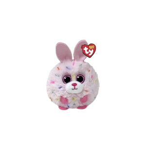 Χνουδωτό Beanie Balls Λαγουδάκι Ροζ 